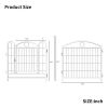 Dog Playpen Indoor 24 inch 8 Panels Metal Dog Pen Pet Dog Fence Outdoor Exercise Pen with Doors