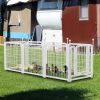 Dog Playpen 8 Panels 24" Height Heavy Duty Dog Fence Puppy Pen for Large Medium Small Dogs Indoor Outdoor Foldable Pet Exercise Pen