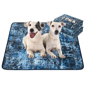 Washable Pee Pads for Dogs, 2 Pack Reusable Puppy Pads 36"x41" Super Absorbent Leakproof Dog Training Pads, Non-Slip Potty Pads for Floor, Crate (size: 36"*41"(Pack of 2))